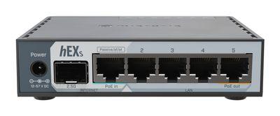 MikroTik E60iUGS (hEX S 2025) | 五埠千兆有線路由器 | 支援SFP光纖與RouterOS L4